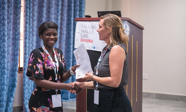 Charllote Receiving Her Certificate 
