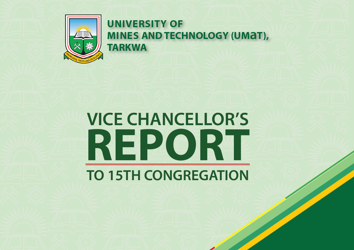 Vice Chancellor’s Report to 15th Congregation