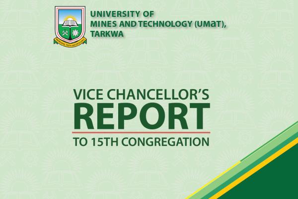 Vice Chancellor’s Report to 15th Congregation